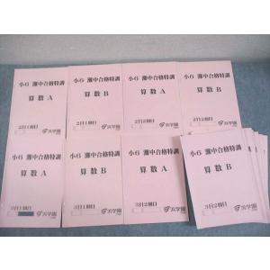 浜学園 小6 灘中合格特訓 算数A/B 2月〜6月1/2回目 2023 計20冊 048M2D