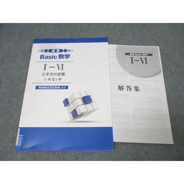 国大Qゼミ 体系 Basic数学 I-VI 三平方の定理 11級→1級 テキスト 未使用 2021 ...