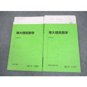 駿台 東京大学 東大理系数学 テキスト通年セット/テスト2回分付 2024 夏期 計2冊 小林隆章 ...