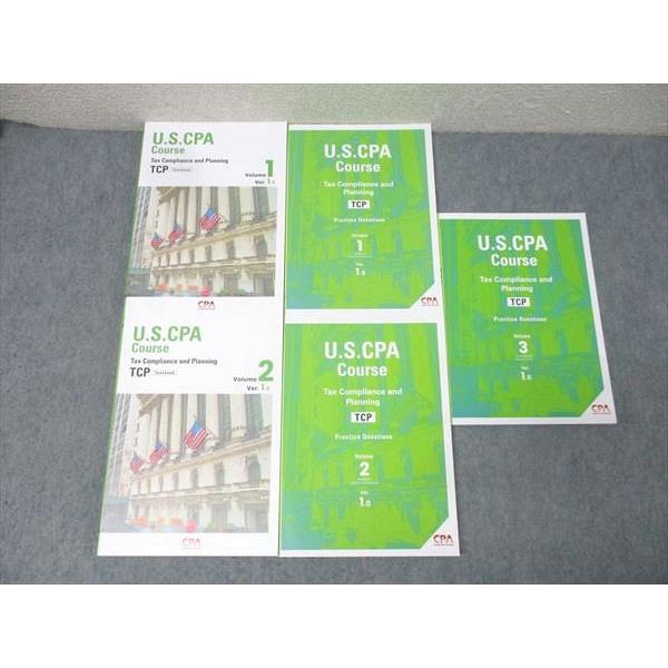 CPA会計学院 U.S.CPA 米国公認会計士 TCP Textbook 1/2/Practice ...