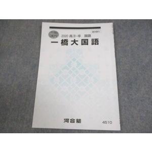 河合塾 一橋大学 一橋大国語 テキスト 2020 冬期 ☆ 004s0B