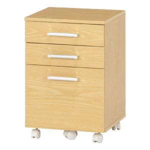 デスクワゴンチェスト プレーン メープル デスクワゴン