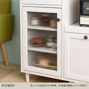 レトロ調レンジ台 ポーリー 幅80cm 高さ9...の詳細画像5