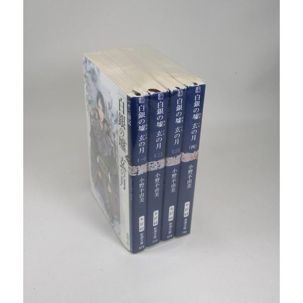 十二国記　白銀の墟 玄の月　 文庫　全4巻　小野不由美　全巻　セット　全巻、表紙アルコール除菌済　管...