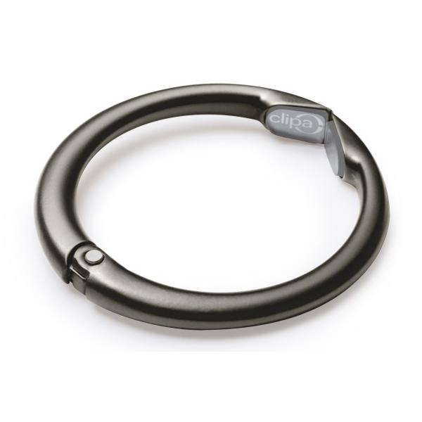 Clipa 2 クリッパ バッグハンガー Matte Hematite Purse Hanger 2...