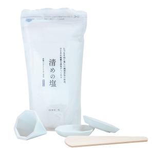 神棚の里(Kamidananosato) 簡単八角盛り塩セット 清めの塩500ｇ+固め器+八角皿2枚入り ホワイト 小｜boom0415no2