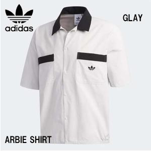 アディダス オリジナルス adidas originals ARBIE SHIRT アービーシャツ FM1416 GREY メンズ 半袖 シャツ メッシュ素材 スポーツMIX