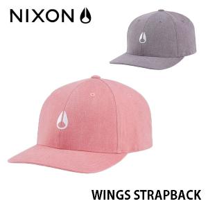 ニクソン NIXON キャップ メンズ ユニセックス WINGS STRAPBACK RED/PORT C2982 200-00 帽子 日本正規品｜boomsports-ec