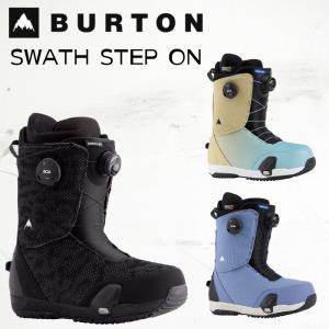 【一部商品即出荷】バートン スノーブーツ メンズ 21428101002 23-24 BURTON SWATH STEP ON 男性用 ステップオン 2024 日本正規品