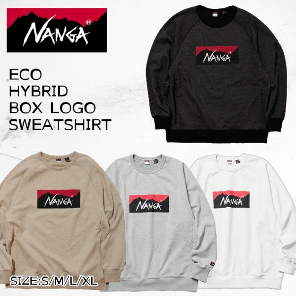 ナンガ ウェア メンズ レディース N1BL NANGA ECO HYBRID BOX LOGO S...