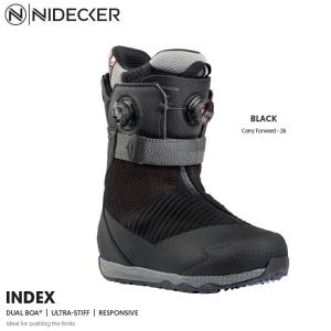 【早期予約特典付】スノーボード ブーツ 24-25 ナイデッカー インデックス NIDECKER INDEX DUAL BOA メンズ 日本正規品