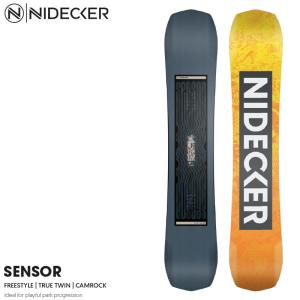 【早期予約特典付】スノーボード 板 24-25 ナイデッカー センサー NIDECKER SENSOR フリースタイル トゥルーツイン メンズ 日本正規品｜boomsports-ec