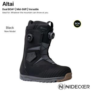 25-26 NIDECKER ナイデッカー ALTAI アルタイ BLACK ブラック スノーボード ブーツ メンズ スノボ フリースタイル 2026 日本正規品