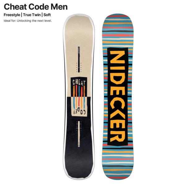 25-26 ナイデッカー チートコード スノーボード 板 NIDECKER Cheat Code メ...