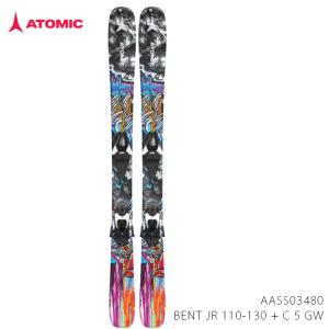 【早期予約特典付】スキーセット 板＋ビンディング 24-25 キッズ ジュニア ATOMIC BENT JR 110-130 + C 5 GW 日本正規品｜boomsports-ec