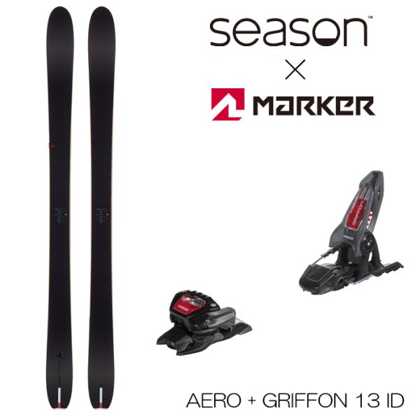 スキー板 セット 24 Season シーズン AERO エアロ + 23 MARKER GRIFF...
