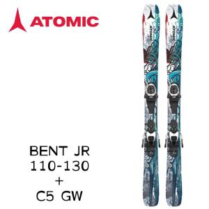 スキー 板 ビンディング付き スキーセット 23-24 メンズ レディース ATOMIC アトミック ベント ジェーアール  BENT JR 110-130 ＋ C5 GW  日本正規品｜boomsports-ec