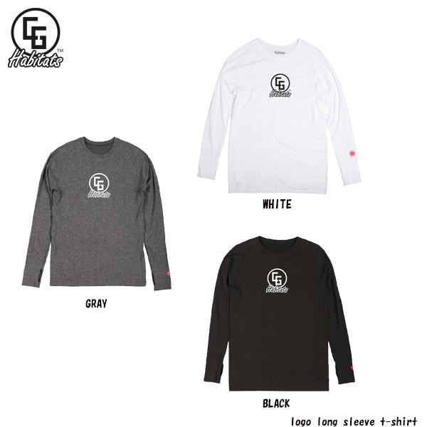 CG HABITATS LOGO LONG SLEEVE TEE キャンディグラインド ロゴロングス...