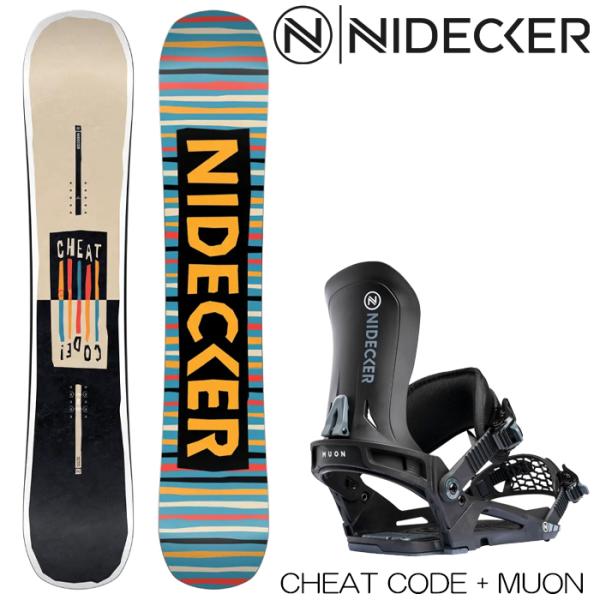スノーボード 板 ビンディング セット NIDECKER ナイデッカー Cheat Code チート...