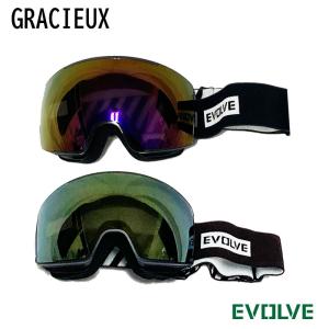 エボルブ ゴーグル グラシュー EVOLVE GRACIEUX EVG 1623 ダブルレンズ 眼鏡対応 ヘルメット対応 日本正規品｜boomsports-ec