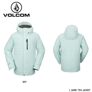 スノーボード ウェア ジャケット 22-23 VOLCOM ボルコム L GORE-TEX JACKET エル ゴアテックス ジャケット G0652302 SKY 日本正規品｜boomsports-ec