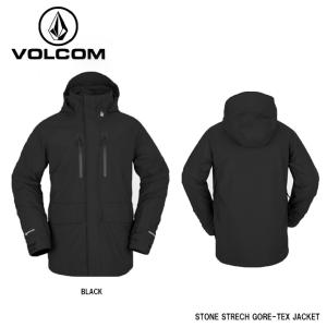 【即出荷】スノーボード ウェア ジャケット 22-23 VOLCOM ボルコム STONE STRECH GORE-TEX JACKET ストーン ストレッチ ゴア  BLK G0652303 日本正規品｜boomsports-ec