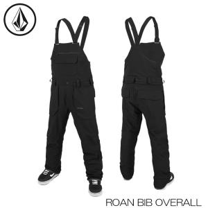 ボルコム ウェア ビブパンツ 23-24 VOLCOM ROAN BIB OVERALL G1352408 BLACK スノーボード ウェア スノボ パンツ 日本正規品の商品画像