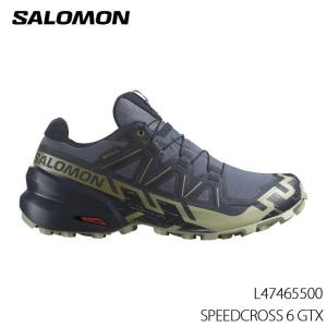 サロモン トレイルランニング トラッキング 登山 山 靴 シューズ 男性 メンズ SALOMON SPEEDCROSS 6 GTX L47465500｜boomsports-ec