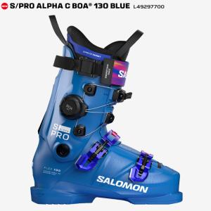 予約 26-27 サロモン スキー ブーツ SALOMON S/PRO ALPHA C BOA 130 BLUE Race Blue カフボア CUFF BOA メンズ 日本正規品
