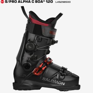 予約 26-27 サロモン スキー ブーツ SALOMON S/PRO ALPHA C BOA 120 Black/Samba Met./Dark Gray Met. カフボア CUFF BOA メンズ 日本正規品