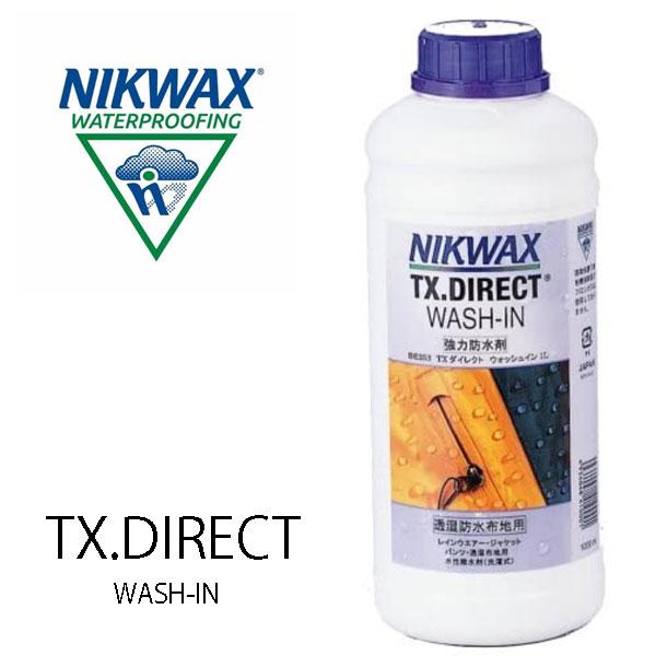 NIKWAX ニクワックス ダイレクト ウォッシュイン BE253 強力撥水剤 1Ｌ アウトドアウェ...