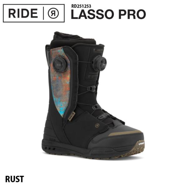 25-26 RIDE ライド スノーボードブーツ LASSO PRO RUST ラッソプロ メンズ ...