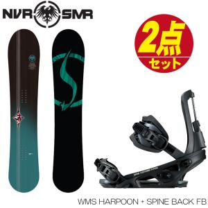 ネバーサマー スノーボード ビンディング 2点セット 23 NEVERSUMMER WMS HARPOON + 23 YONEX SPINE BACK FB ヨネックス スパインバック エフビー｜boomsports-ec