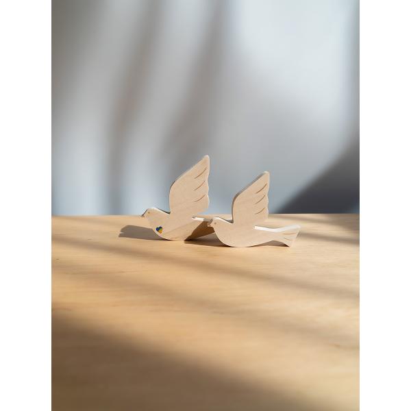 【知育木製玩具】※条件付き送料無料　Doves of Peace
