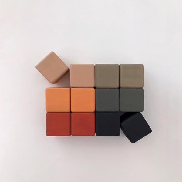 【知育木製玩具】※条件付き送料無料　Mini Blocks Set / Jungle
