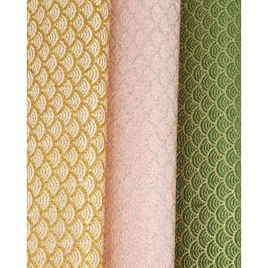 ちりめん生地　はぎれ友禅　疋田しぼり柄　