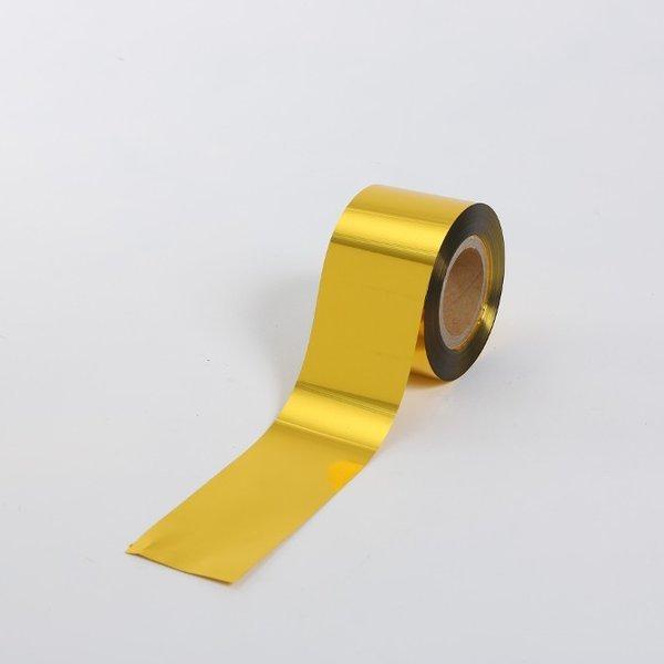 メッキテープ【カラー：金】【テープ】【50mm幅×100m】ポンポンの製作に。50mm幅でボリューム...