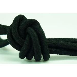 丸ゴム1ｍ【カラー：黒】（国産）しなやかで優れた伸縮性のある天然ゴム素材です。