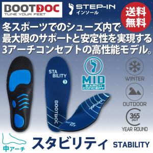 中アーチインソール STABILITY スタビリティ スキー スノボー アウトドアの夏山から冬山まで長時間履いてても疲れない BOOTDOC ブーツドック｜bootdoc-japan