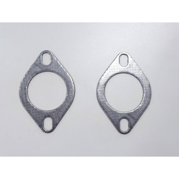 汎用マフラーガスケット 50Φ カーボンタイプ ２枚セット [メール便発送]
