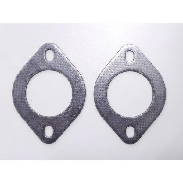 汎用マフラーガスケット 60Φ大 カーボンタイプ ２枚セット [メール便発送]