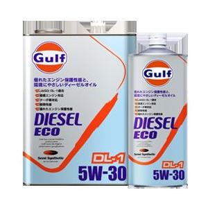 GULF ガルフ エンジンオイル DIESEL ECO 5W-30 1L X 20本 部分合成 ディーゼル｜bootspot