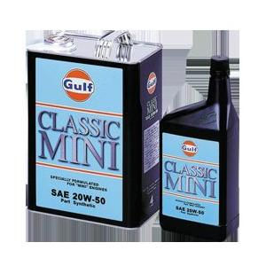ガルフ　【Gulf】 CLASSIC MINI 20W-50 (4リットルx3本セット) 4輪用エン...