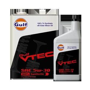 GULF ガルフ エンジンオイル VTEC 5W-30 4L X 3本セット 100%合成 HONDA(ホンダ)用｜bootspot