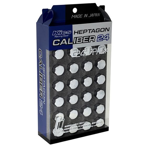 キョーエイ（KYO-EI) HEPTAGON キャリバー24 M12×P1.5 クローム (ナット2...