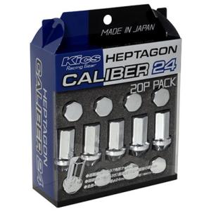 キョーエイ（KYO-EI) HEPTAGON キャリバー24 M12×P1.5 クローム (ナット2...