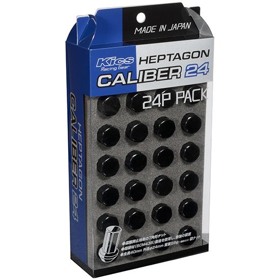 キョーエイ（KYO-EI) HEPTAGON キャリバー24 BLACK M12×P1.5 ブラック...