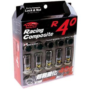 キョーエイ（KYO-EI) レーシングコンポジット R40 M12×P1.5 グロリアスブラック (...