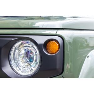 新型ジムニー JB64/JB74 LED 流れるフロントウインカー ブラック