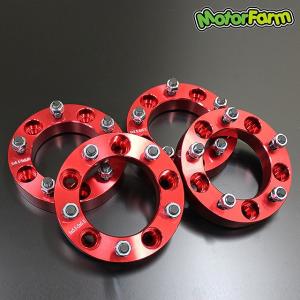 Motor Farm モーターファーム ワイドトレッドスペーサー 30mm 5H/139.7-P1.25 レッド 4枚セット｜bootspot